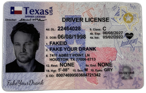 New Texas FAKE ID