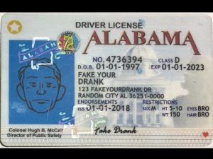 Alabama FAKE ID